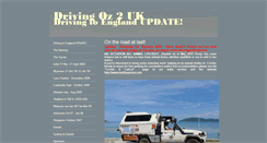 Desktop Screenshot of drivingoz2uk.com
